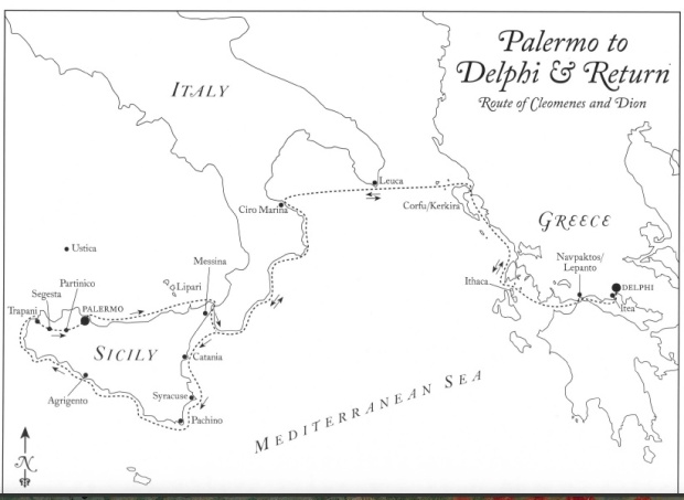 Palermo to Delphi & Return: Route of Cleomenes and Dion