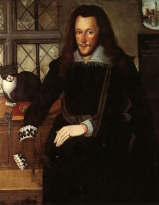 Henry Wriothesley and Trixie, c.1601-1603. Painted by John de Critz the Elder.